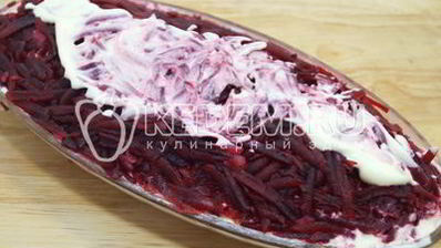 селедка под шубой с яблоком