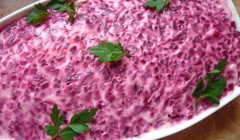 Рецепт селедки под шубой со сметаной