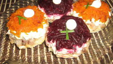 закусочные пирожные селедка под шубой