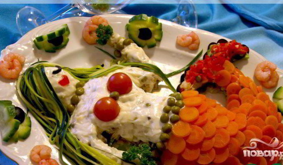 Рецепт салата русалка