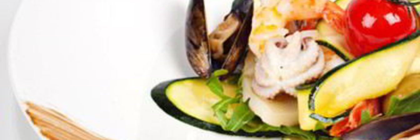 Салат с морепродуктами