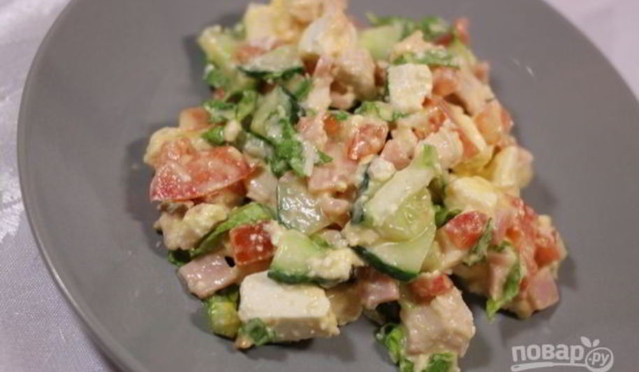 Рецепт цезаря с курицей и сухариками