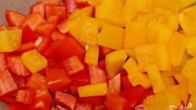 средиземноморский салат с перцем