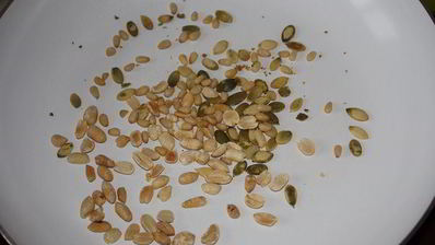 теплый салат с тыквой и свеклой