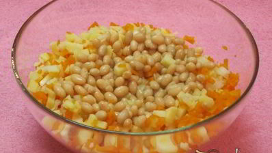 винегрет с фасолью