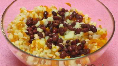 винегрет с фасолью