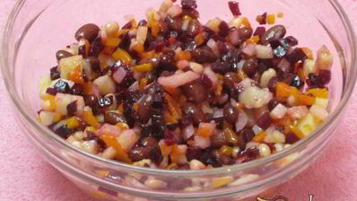 винегрет с фасолью