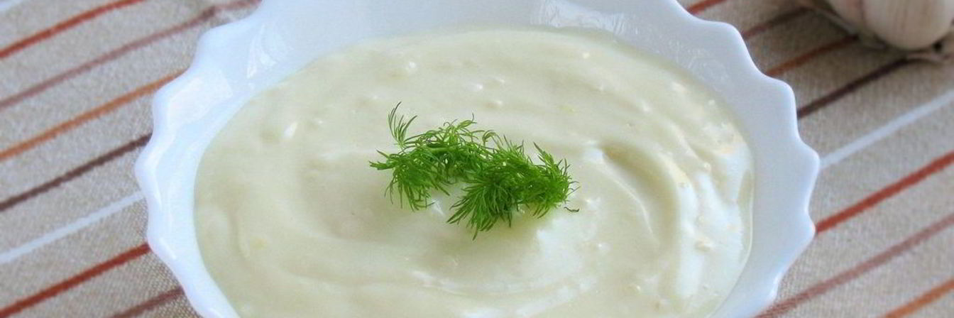 Чесночный соус с майонезом