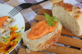 Фасолевый соус с болгарским перцем