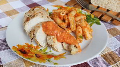 фасолевый соус с болгарским перцем