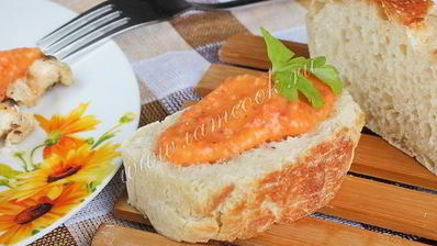 фасолевый соус с болгарским перцем