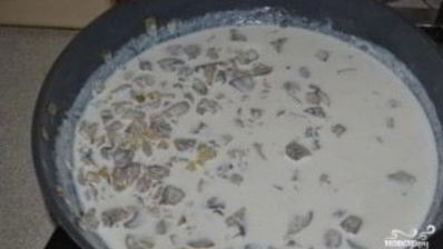 грибной соус из шампиньонов со сливками