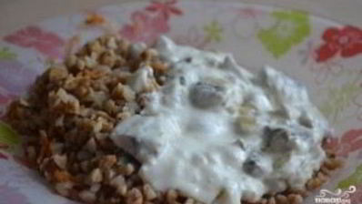 грибной соус из шампиньонов со сливками