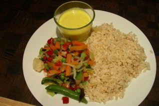 Индийский густой соус с йогуртом и нутовой мукой