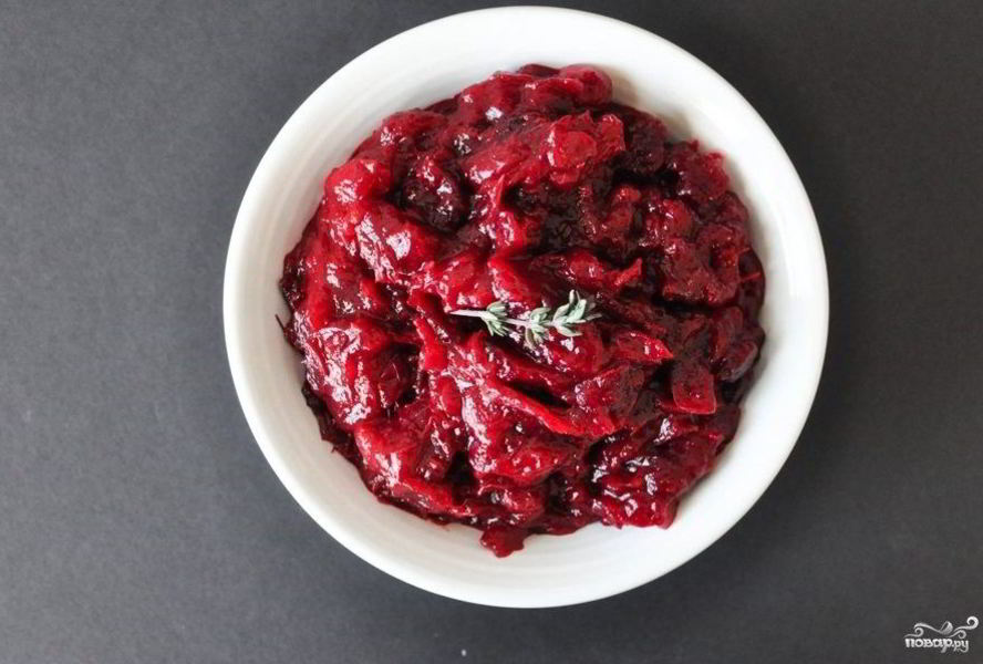 Клюквенный соус к птице