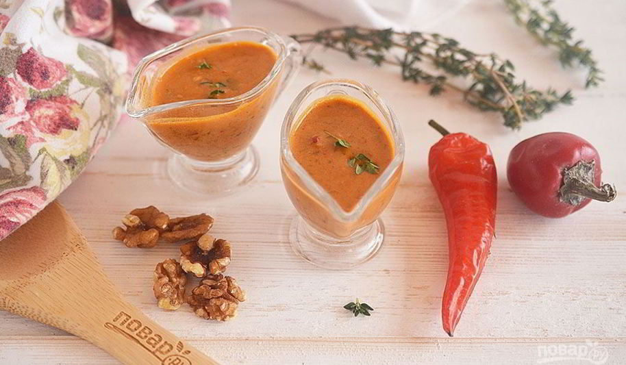 Рецепт орехового соуса баже