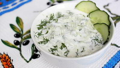 соус дзадзики