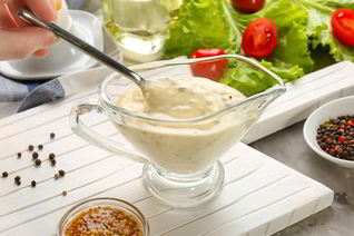 Соус из баклажанов и зернистого творога