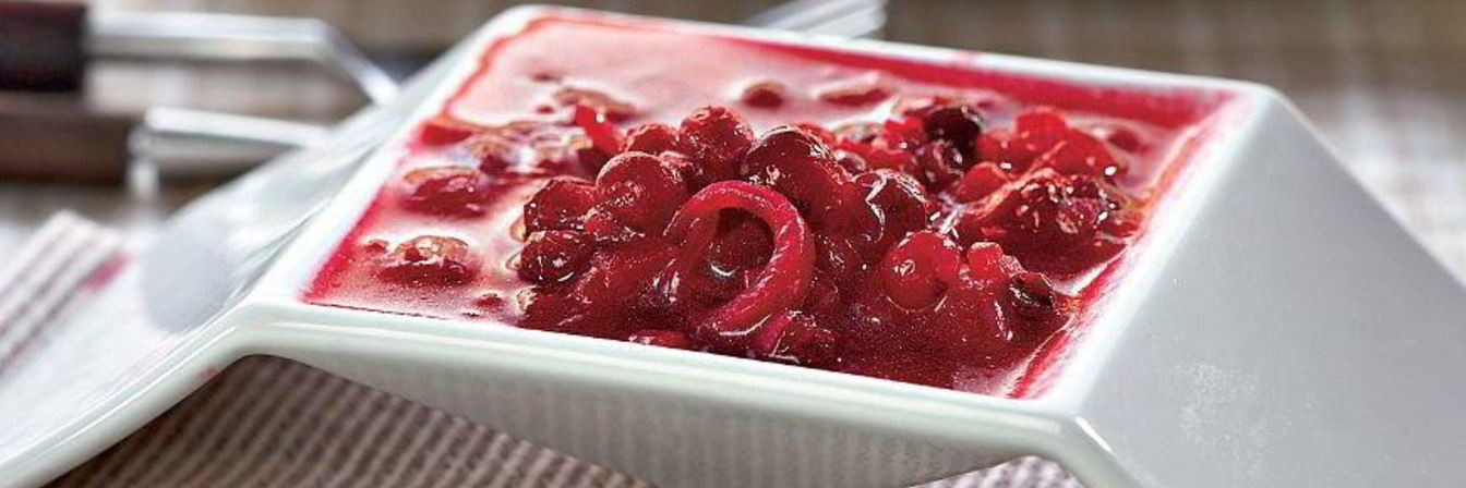Соус из клюквы к мясу и птице