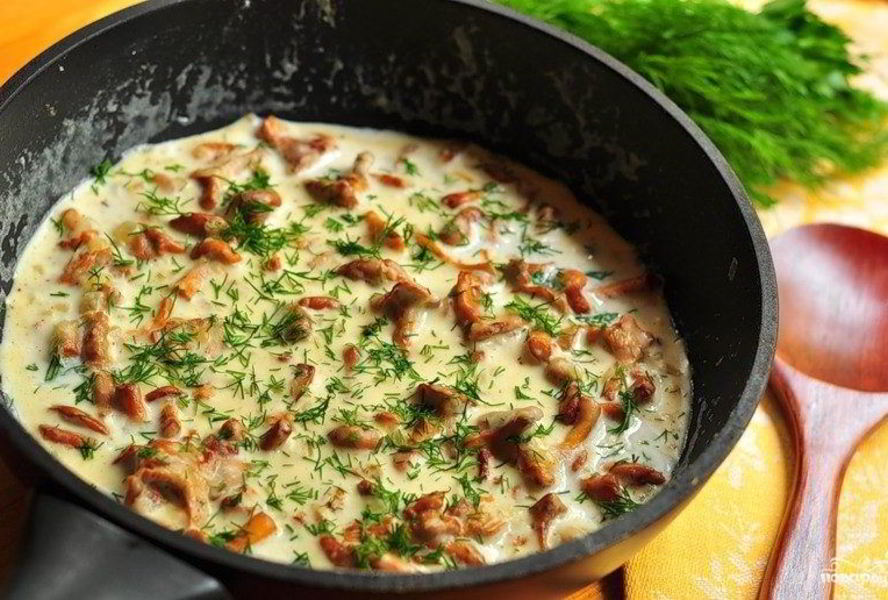 Соус из лисичек