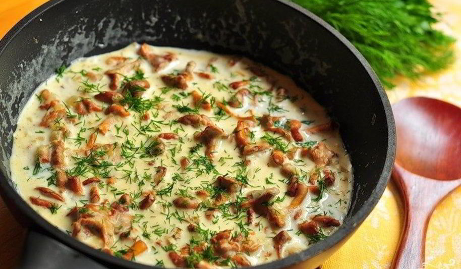 Рецепт соуса из лисичек