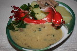 Соус из сухих грибов