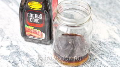 соус с медом и соевым соусом