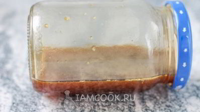 соус с медом и соевым соусом