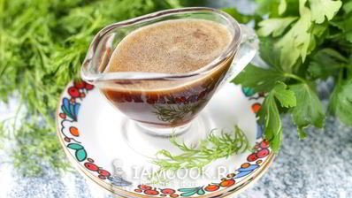 соус с медом и соевым соусом