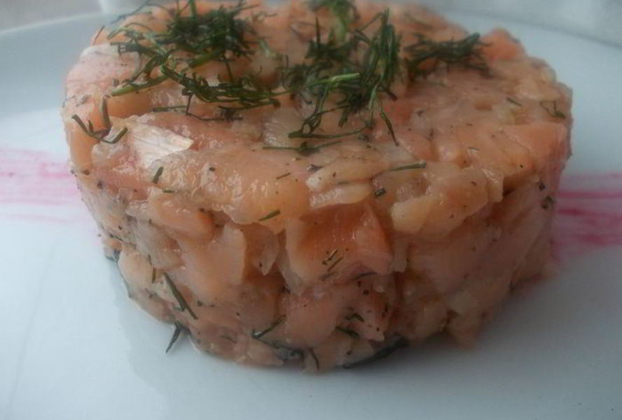 Тартар из лосося