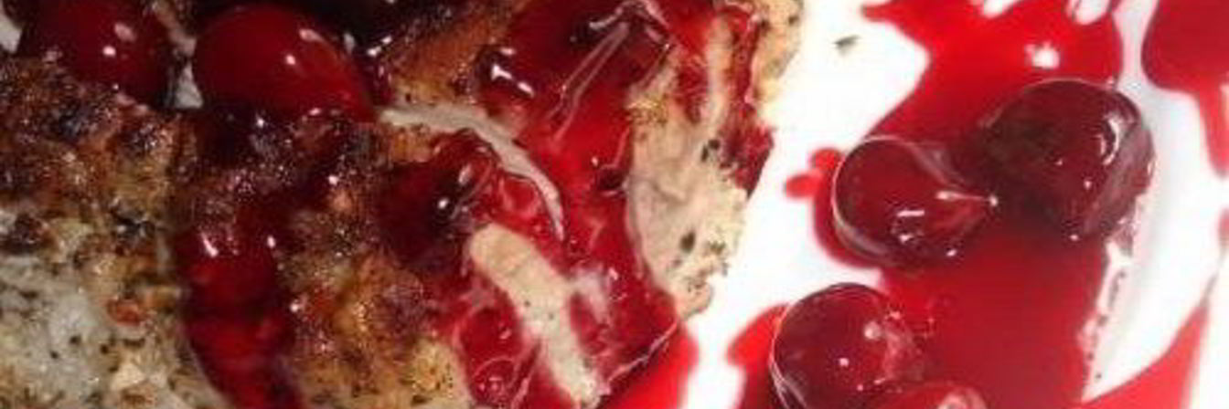 Вишневый соус с петрушкой к мясу