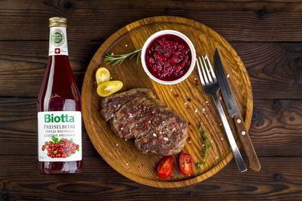 Ягодный соус к мясу