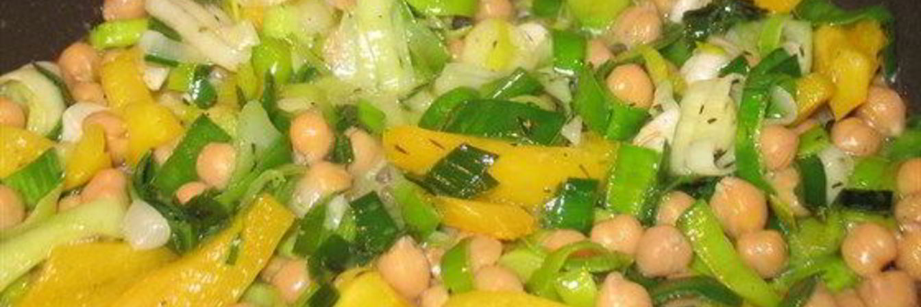 Заправка к рису, пасте из порея и перца