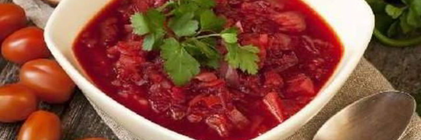 Ароматный овощной борщ