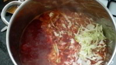 борщ из конины