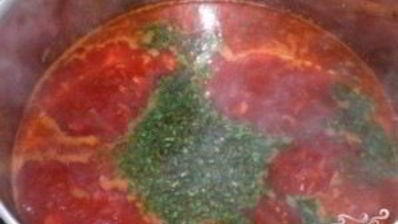 борщ из конины