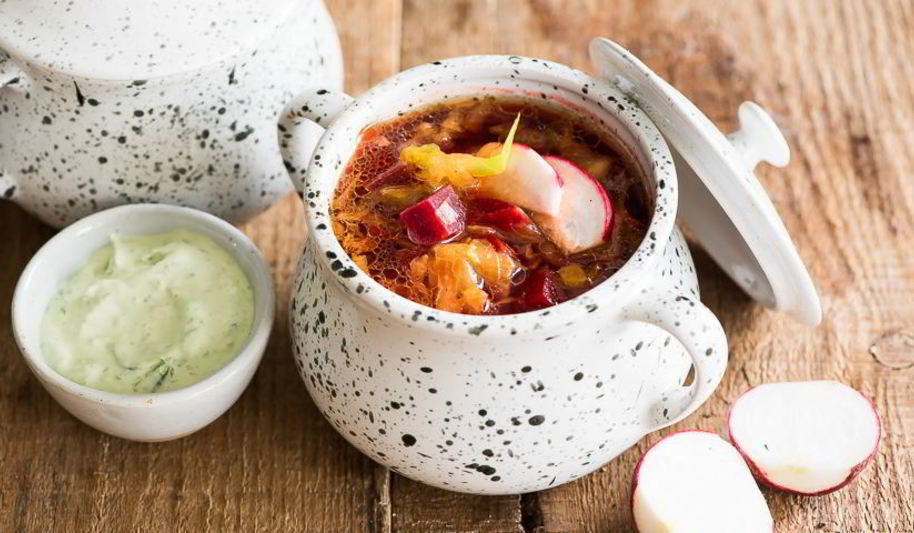 Рецепт борща из молодой капусты