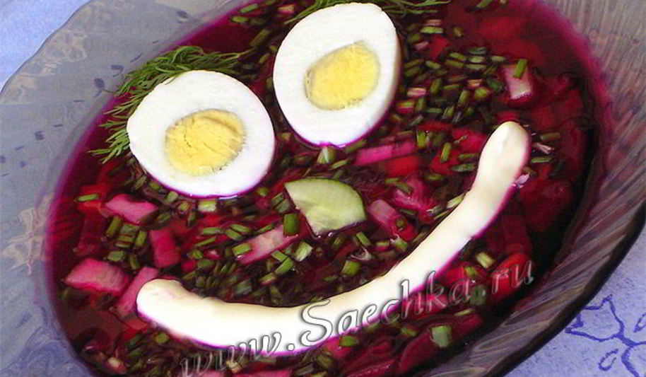 Рецепт борща холодного