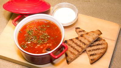 борщ с черносливом