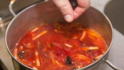 борщ с черносливом