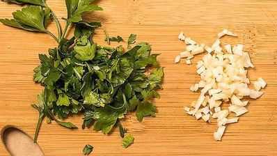 борщ с чесноком