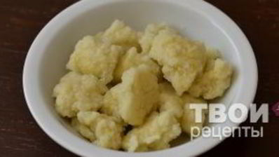 борщ с галушками