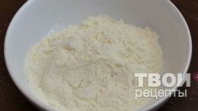 борщ с галушками