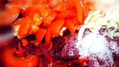 борщ с галушкой