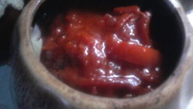 борщ в горшочках