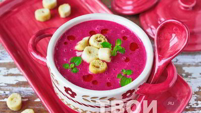 холодный борщ