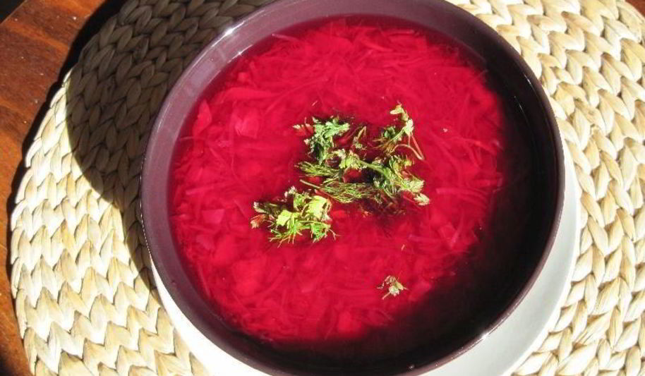 Рецепт летнего борща