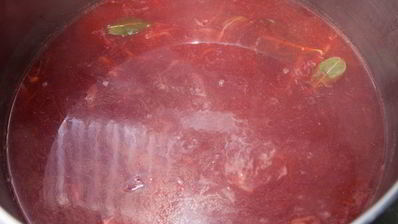 постный борщ с белыми грибами и фасолью