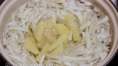 постный борщ