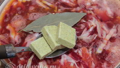 постный борщ